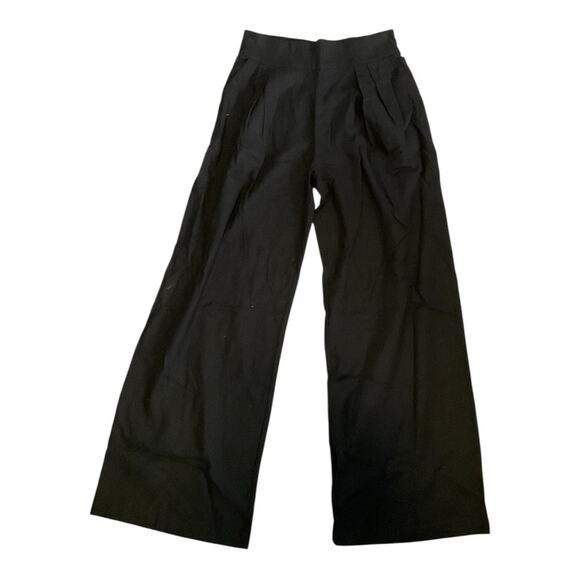 Abercrombie & Fitch Pants Women Small Black Linen Cotton NWOT - Picture 1 of 4